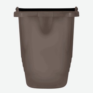 Ведро прямоугольное Spin&Clean Чистый Дом, 8л, шоколадный мо