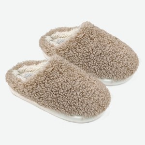 Тапочки женские LuckyLand закрытый нос бежевый, р. 40/41