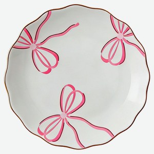 Тарелка десертная Бантики крупные, 21 см