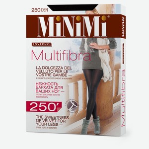 Колготки женские MINIMI Multifibra 250 den черные, р 4