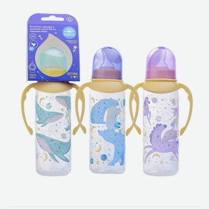 Бутылочка Мамина радость Звездное Небо для кормления дизайн в ассортименте 1 шт. 250 мл