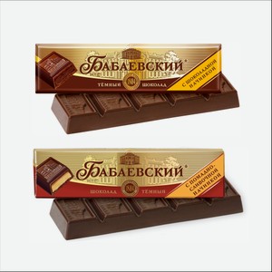 Шокооладный батончик БАБАЕВСКИЙ помадная начинка/шок.начинка 50гр