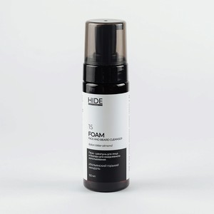 HIDE Шампунь - пена для лица и бороды Итальянский горький миндаль, 150 мл