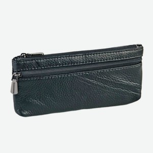 М-2096 черн Кошелек-ключница Zemsa женская черная/fw 24