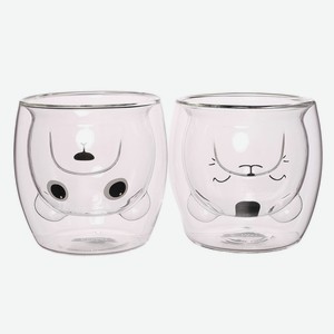 Набор стаканов с двойным стеклом Repast Animals 280 мл (2 шт