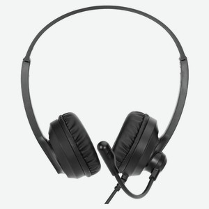 Наушники проводные «Оклик» HS-M500 с микрофоном черные