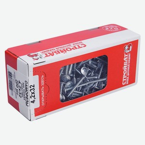 Саморезы для тонких пластин «СТРОЙБАТ» 4,2х32, 200 шт