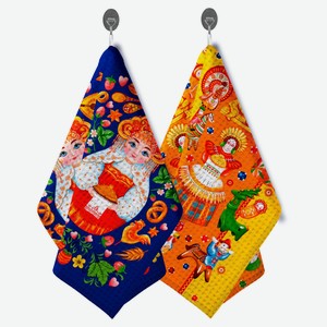 Полотенце кухонное «Лен Наш» Матрешки 47х60 см, 1 шт в ассортименте