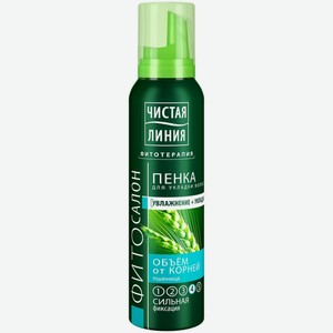 Пенка для волос Чистая Линия Объем от корней, 150мл