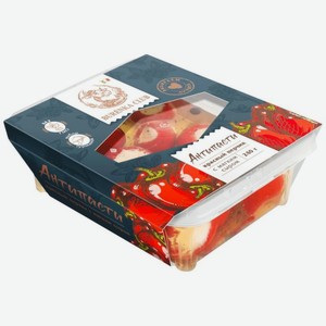 Антипасти Burenka Club красный перчик фаршированный мягким сливочным сыром в масле 260г, 260 г