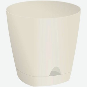 Горшок для цветов Ingreen Amsterdam с прикорневым поливом Сливочный 140мм 1.35л, 1.35 л