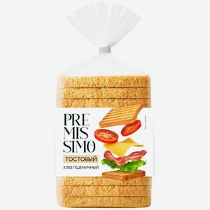 Хлеб Premissimo Тостовый нарезка, 520г, 520 г
