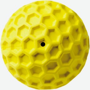 Игрушка Homepet Silver Series Мяч для чистки зубов для собак желтый 5см 1шт., 1 шт