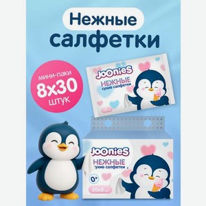 Бумажные платочки Joonies 8 упак. 30 шт.