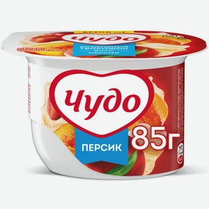 Творожок Чудо Персик 5.8%, 85г