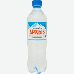 Вода Архыз Легенда Гор минеральная природная питьевая столовая негазированная, 500мл