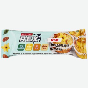 Батончик протеиновый ProteinRex Миндальный маффин 35г
