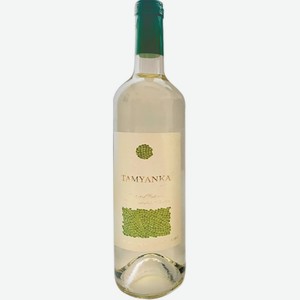 Вино Столовое Тамянка Бел.п/сл. 0.75л 10.5% Винпром Русе
