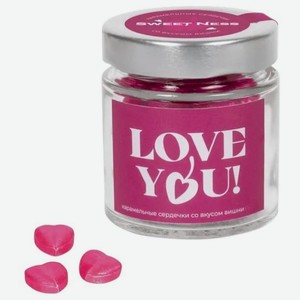 Карамель Sweet Ness леденцовая фигурная со вкусом вишни, 55г