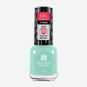 BRIGITTE BOTTIER Лак для ногтей GEL FORMULA тон 63 светло-голубой, 063