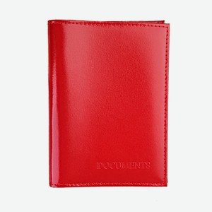 7031 красн Обложка для автомобильного удостоверения и паспорта красная/fw 24