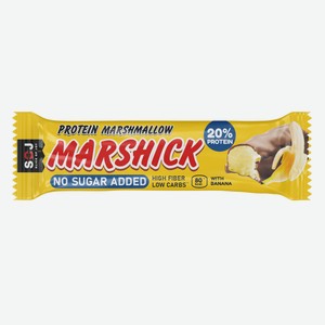 Батончик Soj Marshmallow с бананом б/сах, 30г
