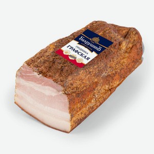 Грудинка в/к пряная порц Бахрушин, кг