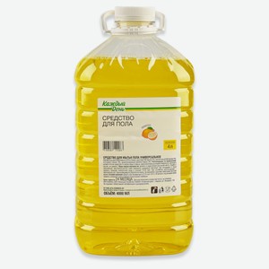 Средство для пола «Каждый день» Лимон, 4 л