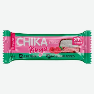 Батончик протеиновый Chikalab Нуга с малиной, 50 г