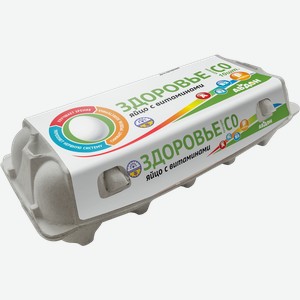 Яйцо Авдон куриное здоровье С0, 10 шт., картон