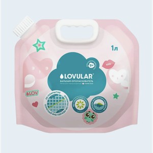 Бальзам-ополаскиватель для стирки Lovular для детского белья Sweet Kiss 1000 мл