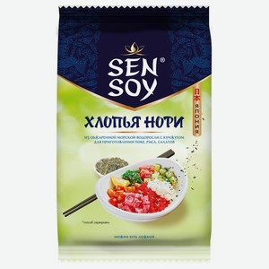 Хлопья нори Sen Soy из обжаренной морской водоросли с кунжутом, 30г, 30 г