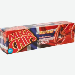 Чипсы Mega Chips картофельные со вкусом норвежского лобстера 100г