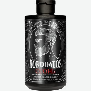 Шампунь BORODATOS Огонь, энергетик, 400мл