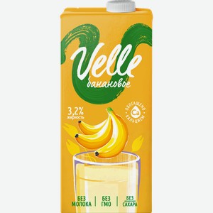 Напиток на растительной основе VELLE Специальный Овсяный Банановый, 1000мл