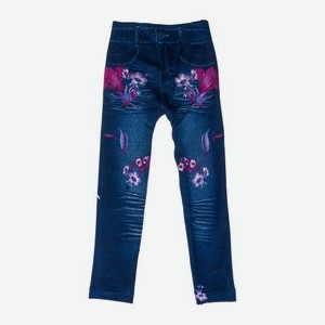 Легинсы для девочек бесшовные с рисунком