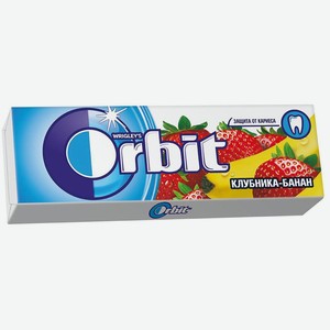 Жевательная резинка клубника банан Orbit 13,6г