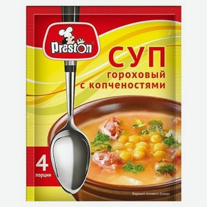 Суп гороховый с копченостями Preston 60г