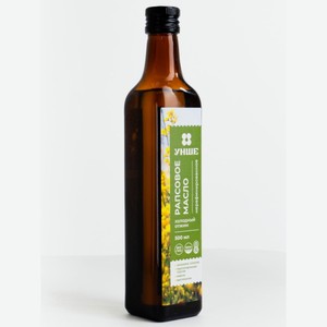 Масло растительное нерафинированное Унше Рапсовое 250мл