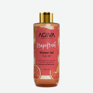 AGIVA BEAUTY Гель для душа Грейпфрутовый Shower Gel Grapefruit, 500 мл