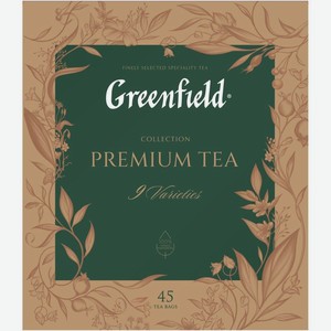 Чай Ассорти Greenfield Премиальная коллекция черного и зеленого чая 75.5г