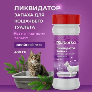Дезинфектор Ou!borka Хвойный лес 400 г от запаха