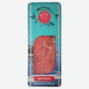 Горбуша соленая «Асто» филе-кусочки в масле, 120 г