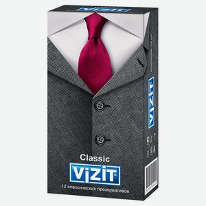 Презервативы Vizit Classic классические, 12 шт