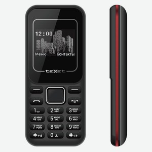 Мобильный телефон Texet TM-120 черный