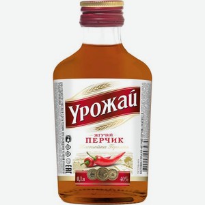 Настойка Урожай Жгучий Перчик 40% 100мл