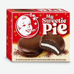 Десерт бисквитное суфле «ЗГДиОП им. В.П.Пастухова» My Sweetie Pie Пирожное в молочном бельгийском шоколаде БЗМЖ охлажденный, 60 г