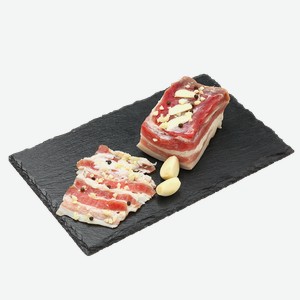 ГРУДИНКА с чесноком соленая (СП ГМ), 100г