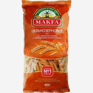 Макароны Makfa перья цельнозерновые 450г, 450 г
