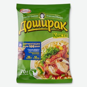 Лапша Доширак Квисти быстрого приготовления со вкусом курицы 70г, 70 г